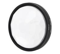 Jectse 58MM Kaleidoscope Filter, Optical Glass Kaleidoscope Prism Effects Lens Filter with 55MM-58MM Adapter Ring, Multi Refraction and Variable Number of Photographic Subjects