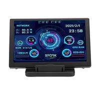 Jectse 5in Computer Temp Monitor, IPS USB Mini Screen AIDA64 PC CPU RAM HDD Data Monitor, PC Temperature Display, PC Sensor Panel for PC Computer Case Secondary Screen