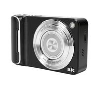 Jectse 5K Digital Camera, 64MP 6X Optical Zoom WiFi Vlog Camera with Dual Lens Autofocus, LED Fill Light, 2.8 Inch Touch Screen, for Travel Photography