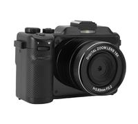 Jectse 5K Digital Camera for Content Creators, 80MP Vlogging Camera with Front Rear Lens, 18X Digital Zoom WiFi Digital Camera for Live Video Streaming (Black)
