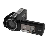 Jectse 5K HD Video Camera Camcorder, 56MP 3 Inch Touchscreen 18X Zoom Night Vision Anti Shake WiFi Vlogging Camera with Fill Light/Handheld Tripod/Lens Cap/Remote