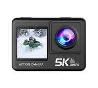 Jectse 5K WiFi Action Camera, 50MP 170° Wide Angle 6 Axis Stabilization 2 Inch Touch Screen Underwater Camera, with Remote Control for Sports Photography