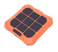 Jectse 6 in 1 Handheld Toe Game, Electronic Rechargeable Brain Memory Game with Silent Mode, for Kids Adults 6 12 Years Old (Orange)