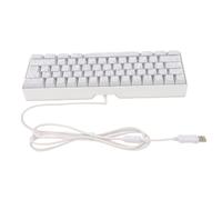 Jectse 61 Key USB Wired Keyboard, RGB Backlit Compact Mechanical Feel Membrane Keyboard with 25 Key No Conflict, for Working Gaming