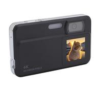 Jectse 64MP 4K Photography Camera Digital Camera, 18X Zoom Dual Screen Compact Portable Camera for Travel with XDV PRO App Support, Aluminum Alloy, WiFi Transfer