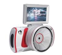 Jectse 64MP 4K Vlog Camera, 18X Zoom, Flip Screen Anti Shake Autofocus Travel Video Camera for Selfie Home, Vintage Style, for Family Gatherings, Record Memories (Silver)