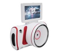 Jectse 64MP 4K Vlog Camera, 18X Zoom, Flip Screen Anti Shake Autofocus Travel Video Camera for Selfie Home, Vintage Style, for Family Gatherings, Record Memories (White)