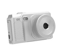 Jectse 68MP Digital Camera, FHD 1080P Vlogging Camera with 2.7inch TFT Screen, Manual Focus 16X Digital Zoom Portable YouTube Compact Point Shoot Camera (Silver)
