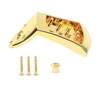 Jectse 8-String Mandolin Tailpiece with Screws, Gold Triangular Parts for
