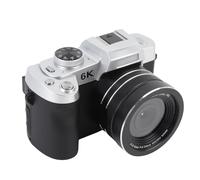 Jectse 84MP Digital Camera, 6K 18X Optical Zoom Wide Angle DSLR Camera, 1500mAh Li Battery 3 Inch LCD Vlogging for Travel Recording Video (Black)