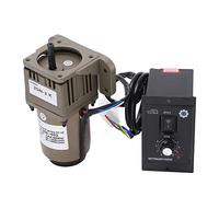 Jectse AC220V 6W Single Phase Asynchronous Motor£¬4 Poles Single Phase Motor£¬Adjustable Speed Gear Deceleration Adjustable Speed (Speed reduction ratio 3K)