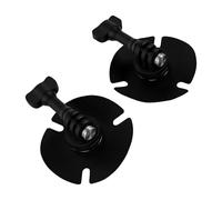 Jectse ACTION Camera Helmet Mount, 360 Degree Adjustable Ball Design with Wrench Lock, Flexible Adhesive Base for 4 ACTION 6 OSMO 360 X5 Outdoor Cycling