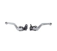 Jectse Adjustable Anodized Short Brake Clutch Lever for YFZ 350 Banshee 2002-2008, Aluminum Alloy Motorcycle Brake Coupling Levers for Long-Term Trips (Grey)
