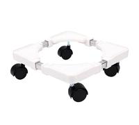Jectse Adjustable Computer Tower Stand, 22-36cm Wide Mobile CPU Holder with 4 Caster Wheels, PC Case Stand for Water Dispenser Small Fridge (White)