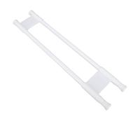 Jectse Adjustable RV -Fridge Tension Rods for Trips, Sustainable Double Rows RV Refrigerators, Safe Travel Environment for Everyone, White PVC/metal, 2PCs