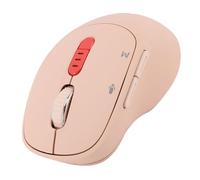 Jectse Ai Mouse, Ai Voice & Audio Recorder, 6 In 1 Smart Mouse With Built In Mic, For Gpt, Seamless Multilingual Translation, Multi Mode Connection. (Light Pink)
