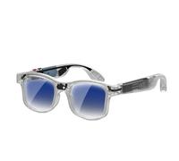 Jectse AI Smart Glasses, 8MP Camera with 1200P Video, Bluetooth 5.4 WiFi, Real Time Translation, Dual ENC Noise Canceling Microphones, for Travel Business Calls Music