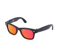 Jectse AI Smart Glasses, Real Time Translation Wireless Calling Music Playback Blue Light Blocking, with Red Coated Lenses and Premium Sound System, for Business Travel Sports