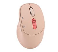 Jectse AI Voice Mouse with Built in Microphone and AI Chip, Voice Input & Translation, Fast Charging, Ergonomic Design, 800-4000Dpi, for ChatGPT, Voice Typing Voice Search (Light Pink)