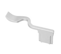 Jectse Aluminum Alloy Camera Hand Grip, Thumb Rest Hot Shoe Protector for FUJIFILM X S10 with On Design Contoured Bend for Comfort Camera Accessories (Silver)