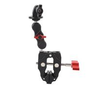 Jectse Aluminum Alloy Camera -mounting Clamp -like Low articulation double Claw Holder for 3 GO per Phone, Versatile Action Camera Holder for Cyclists