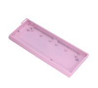 Jectse Aluminum Alloy Keyboard Shell for 60% Mechanical Keyboards, DIY Case with Silver Coating, for Woot60HE, for MADLIONS for MAD60HE, for 60, for GT60 (Pink)