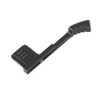 Jectse Aluminum Alloy Thumb Grip, Camera Support Handle for S9 with Wave Patterned Surface, CNC Processed Anodized Finish, 8g Lightweight (Black)