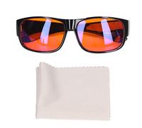 Jectse Anti Blue Light Glasses Blue Light Blocking Glasses, Anti Radiation UV Resistant, Computer Gamer, Reading with PC Nose, Frosted Edges for Wide Range of Uses (Square Glasses Lenses)