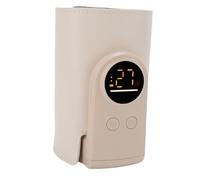 Jectse Baby Bottle Warmer, Fast Heating Baby Milk Warmer with 6 Gear Temperature Adjustable, USB Rechargeable Portable Bottle for Travel, Universal for Breastmilk Formula (8000mah)