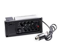 Jectse Balancing EQ Pickup for Acoustic Guitar Folk Classical Musical Universal Accessories with Battery Check