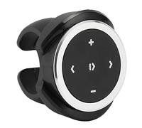 Jectse Bluetooth Media Buttons Car Bluetooth Remote Control Kit with Bracket for Mobile Phones Tablets and Steering Wheel