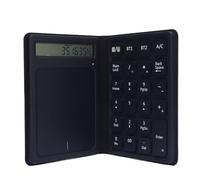 Jectse Bluetooth Number Pad, 3 in 1 Foldable Wireless Numeric Keypad with Display Calculator and Touchpad, 23 Keys Portable Financial Accounting Numpad for Laptops Desktops PC