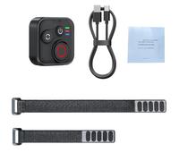 Jectse BT Remote Control Wireless Camera Controller with 50M Range IPX6 for X5 X4 X3 GO 3S Ace Pro and 13 12 11 10 9 8 Black MAX Compatible with iOS 96H Battery Type-C Fast