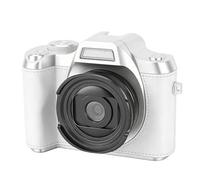 Jectse C, 4K 48MP 18x Zoom Autofocus Camera with 2.4 Inch Screen and Keychain Design, for Portrait Landscape Photography (White)