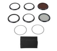Jectse Camera Filter Kit, Magnetic Attachment with 6 Essential Filters ND8 CPL Macro Star Soft Focus Ultra Violet, for Mirrorless Cameras LX10 G7X3 G7X2 ZV1 RX100