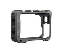 Jectse Camera Grip Holder, Aluminum Alloy Protective Structure Handle Set for 360 Ace Pro2/Ace Pro1/Ace, Ergonomic Metal Grip with Magnetic Mount, Cold Shoe, USB Port, 1/4 Thread