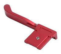 Jectse Camera Thumb Grip, Aluminum Alloy One Piece CNC Hot Shoe Thumb Rest for X100V, with Ergonomic Design and Surface (Red)