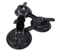 Jectse Car Windshield Triple Suction Cup Mount Holder with 1/4 Inch Screw, 20KG Load Capacity Strong Secure Suction Base for X5 X4 X3 Action Camera