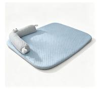 Jectse Cat Cooling Bed, Ice Fabric Pet Cooling Mat with Pillow, L Shaped Sofa Design, Soft Breathable Summer Pad, Cool Pet Pad for Small Medium Large Dogs Cats (65 * 50cm)
