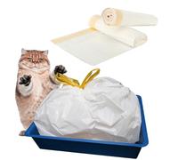 Jectse Cat Litter Box Liners Durable Easy Clean for Busy Cat Lovers 2 Packs Pet Supplies (M)