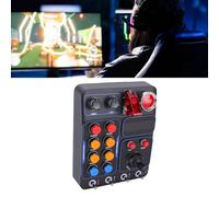 Jectse CB1 Racing Button Bo, PC Button Box, with 19 Buttons, 9 Types 30 Programmable Options, For Truck ETS2 Hub Sim racing, RGB Backlight USB Port Support for Windows PC