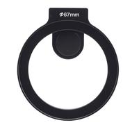 Jectse Clip On 67mm Thread Lens Filter Adapter, Anti Slip & Anti Scratch Smartphone Cell Phone with Cold Shoe Mount for 67mm ND CPL Star Filters