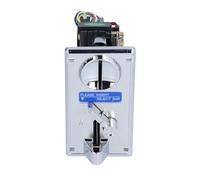 Jectse Coin Acceptor, Professional Coin Selector with Screws Nuts and 4Pin Cable, Compact Electronic Multi Acceptor for Vending Machine Washing Machine (Silver Gray)