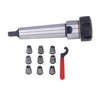 Jectse Collet Chuck, Accurate Lathe Collections in MTA ER25 Carbon Steel with Block Key (#2)