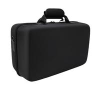 Jectse Console Hard Shell Carrying Case, Large Capacity Protective Scratch Proof Game Console Travel Storage Bag for Controller Vertical Base Earphone Cables (Black)