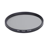 Jectse CPL Camera Filter, Polarizer Filter in Optical Aluminum Glass Frame in Neutral Alloy Frame Density of the Gray Mirror Effect for Landscape Photography (72mm)