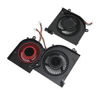 Jectse CPU GPU Cooling Fan, 4 Pin Power Connector with Enhanced Cooling and Reduced Temperature, Made of Aluminum Alloy and ABS, Anti Rust, Sturdy and Durable, Small Size (CPU and GPU)