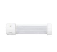 Jectse Cylindrical Water Cooling Tank, 265mm 515ml with POM Lid, Water Cooling Tank, Durable Construction, Built-in Filter for Computer (White)