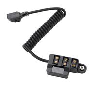 Jectse D TAP 1 to 3 Power Cable, Type B Anton V Port 1 to 3 Battery Camera Power Adapter Cable, LED Digital Display, D TAP Interface, Supporting Over 8A of Current
