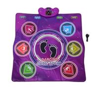 Jectse Dance Mat, Light Up 6 Buttons 6 Game Modes Wireless Bluetooth, Non Slip Electronic Dance Pad for Kids 3 to 12 Years Old Birthday Gifts